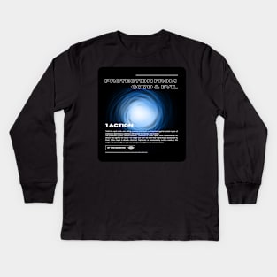 Protection from Evil and Good Dnd 5e Spells Tarot Card Dungeons and Dragons Gift Kids Long Sleeve T-Shirt